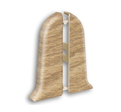 Торцевые заглушки IDEAL Классик 85 мм в цвет плинтуса (комплект 2 шт, правая и левая)