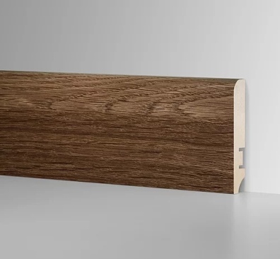 Плинтус напольный HANNAHHOLZ AKTUELL DESIGN МДФ 81мм - ДУБ КРАСНЫЙ
