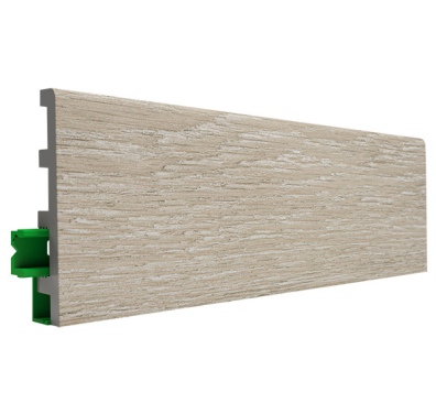 Плинтус напольный дюрополимерный Hannahholz Polynix PX81404.360, Дуб седой