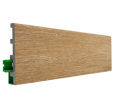 Плинтус напольный дюрополимерный Hannahholz Polynix PX81404.361, Дуб натуральный