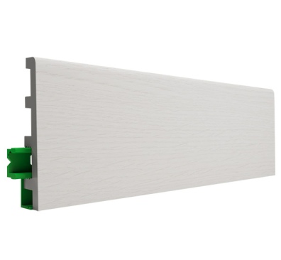 Плинтус напольный дюрополимерный Hannahholz Polynix PX81404.362, Дуб снежный