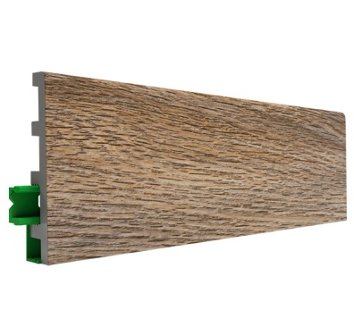 Плинтус напольный дюрополимерный Hannahholz Polynix PX81404.371, Дуб градиент