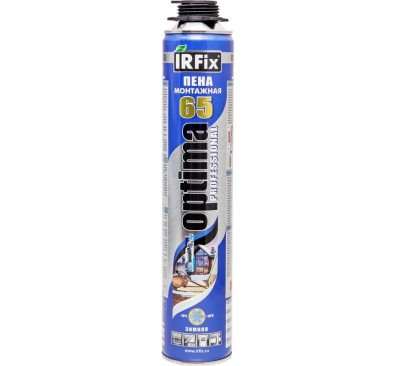 Профессиональная монтажная пена IRFIX OPTIMA 65 Зима 800 мл