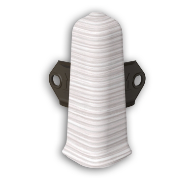 Угол наружный Deconika 100 мм в цвет плинтуса