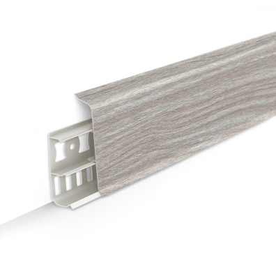 Плинтус напольный пластиковый Deconika 100 мм 294 Орех антик